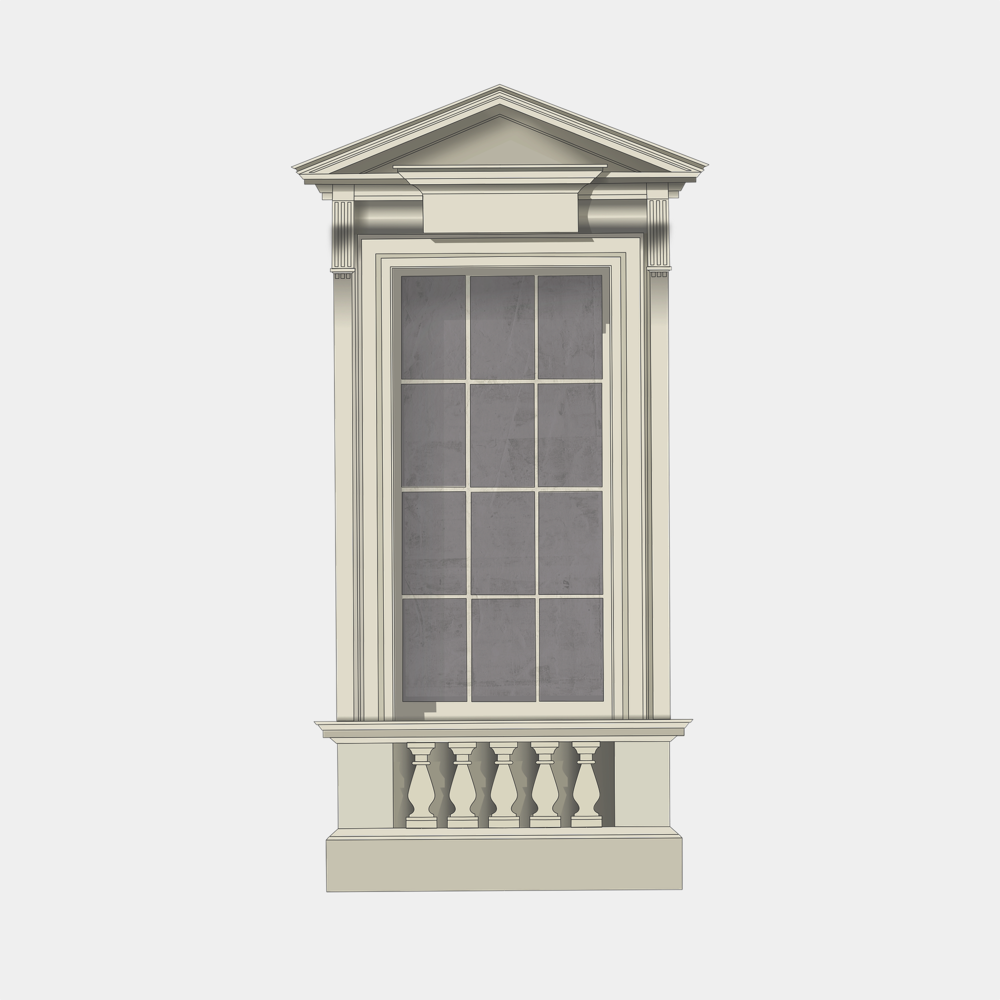 Regency Townhouse Window Study